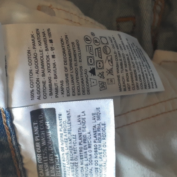 Vintage 90s Levi's 501 Distressed High Waisted Jeans 26X26 - Picture 12 of 17